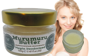 Nativilis Murumuru Butter Virgin Deodorized (Astrocaryum murumuru) – Less frizzy hair - Won’t clog your pores – Copaiba properties - FG