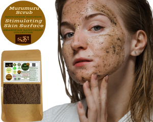 Nativilis Murumuru Scrub 150 Grams (Astrocaryum murumuru) Amazonian Rainforest Collection - 100% natural exfoliating agent improves blood circulation stimulating skin surface - removes dead skin cells - Copaiba 150G