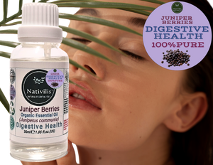 Nativilis Juniper Berries Organic Essential Oil 30 ml (Juniperus communis ) - High in nutrients and powerful plant compounds anti-inflammatory antioxidant antifungal activity - Copaiba Properties