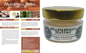 Nativilis Murumuru Butter Virgin Deodorized (Astrocaryum murumuru) – Less frizzy hair - Won’t clog your pores – Copaiba properties - FG