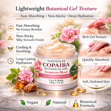 Load image into Gallery viewer, Nativilis Copaiba Gel with Geranium Blend – 100% Natural Multipurpose Gel (Face, Skin, Body)
