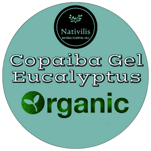 Nativilis Copaiba Gel Eucalyptus (Copaifera officinalis) 100% Natural Multipurpose Gel Face Skin Body Moisturizing Anti-aging and Melasma Treating Inflammation Dermatitis and Fungal Infections Relieve Congestion