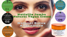 Load image into Gallery viewer, Nativilis Jambu HydraFacial 50 Natural Vegan Cream Face Neck Body - Cumaru Concentrated + Cupuacu Butter + Pracaxi Oil + White Clay Natural Botox Alternative Anti-Aging Skincare Moisturizing Copaiba
