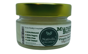 Nativilis Murumuru Butter Virgin Deodorized (Astrocaryum murumuru) – Less frizzy hair - Won’t clog your pores – Copaiba properties - FG