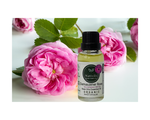 Nativilis Organic Rose Otto Essential Oil (Rosa damascena) - 100% Pure and Natural - 30ml - (GC/MS Tested) -