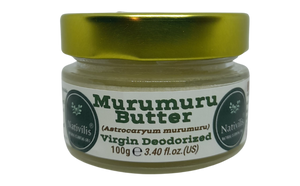 Nativilis Murumuru Butter Virgin Deodorized (Astrocaryum murumuru) – Less frizzy hair - Won’t clog your pores – Copaiba properties - FG