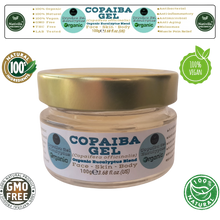 Load image into Gallery viewer, Nativilis Copaiba Gel Eucalyptus (Copaifera officinalis) 100% Natural Multipurpose Gel Face Skin Body Moisturizing Anti-aging and Melasma Treating Inflammation Dermatitis and Fungal Infections Relieve Congestion
