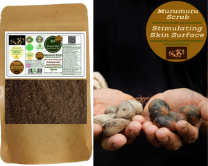 Nativilis Murumuru Scrub 150 Grams (Astrocaryum murumuru) Amazonian Rainforest Collection - 100% natural exfoliating agent improves blood circulation stimulating skin surface - removes dead skin cells - Copaiba 150G