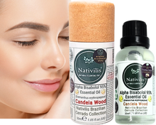 Load image into Gallery viewer, Products Nativilis Candeia Essential Oil Natural Alpha Bisabolol 95% (Eremanthus erythropappus) - Sesquiterpene – Vegan - Antibacterial Anti-inflammatory - Skin-Smoothing - Wound Healing Nociceptive Properties
