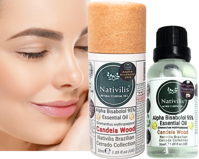 Products Nativilis Candeia Essential Oil Natural Alpha Bisabolol 95% (Eremanthus erythropappus) - Sesquiterpene – Vegan - Antibacterial Anti-inflammatory - Skin-Smoothing - Wound Healing Nociceptive Properties