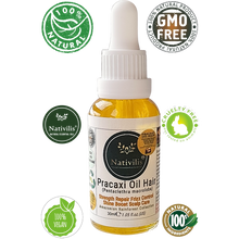 Load image into Gallery viewer, Pracaxi Oil – Pure Amazon Rainforest Hair Oil, Anti-Frizz Serum &amp; Deep Hydration for Smooth, Shiny Hair &amp; Scalp (30 ml)
