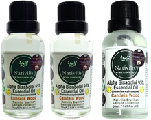 Load image into Gallery viewer, Nativilis Candeia Essential Oil Natural Alpha Bisabolol 95% (Eremanthus erythropappus) - Sesquiterpene – Vegan - Antibacterial Anti-inflammatory - Skin-Smoothing - Wound Healing Nociceptive Properties - Copaiba

