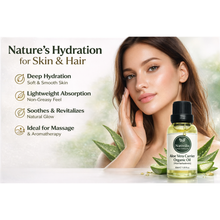 Load image into Gallery viewer, Nativilis Organic Aloe Vera Carrier Oil (Aloe barbadensis) True Aloe - Hair, Face &amp; Skin Natural Cold Pressed
