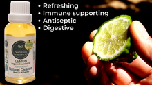Load image into Gallery viewer, Nativilis Lemon Organic Essential Oil 30 ml (Citrus limon) - Absorbent antibacterial antifungal fight against acne facial cleanser - Copaiba Properties
