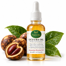 Load image into Gallery viewer, Nativilis Ucuuba Oil – 100% Pure Virola Surinamensis Seed Oil – Cold Pressed &amp; Fractionated – 30 ml

