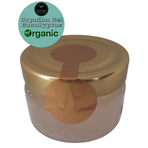 Nativilis Copaiba Gel Eucalyptus (Copaifera officinalis) 100% Natural Multipurpose Gel Face Skin Body Moisturizing Anti-aging and Melasma Treating Inflammation Dermatitis and Fungal Infections Relieve Congestion