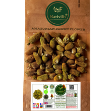 Load image into Gallery viewer, Nativilis Amazonian Jambu Flower 30g | Plant-Based Muscle Relaxing Sensation | Spilanthol-Rich | Dried Vegan Herb - (1.06 oz) US - Acmella Oleracea
