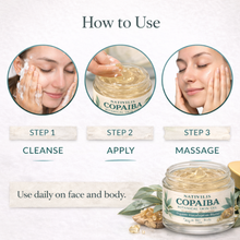 Load image into Gallery viewer, Nativilis Copaiba Gel Eucalyptus (Copaifera officinalis) 100% Natural Multipurpose Gel Face Skin Body Moisturizing Anti-aging and Melasma Treating Inflammation Dermatitis and Fungal Infections Relieve Congestion
