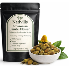Load image into Gallery viewer, Nativilis Amazonian Jambu Flower 30g | Plant-Based Muscle Relaxing Sensation | Spilanthol-Rich | Dried Vegan Herb - (1.06 oz) US - Acmella Oleracea
