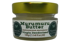 Nativilis Murumuru Butter Virgin Deodorized (Astrocaryum murumuru) – Less frizzy hair - Won’t clog your pores – Copaiba properties - FG