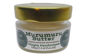 Nativilis Murumuru Butter Virgin Deodorized (Astrocaryum murumuru) – Less frizzy hair - Won’t clog your pores – Copaiba properties - FG