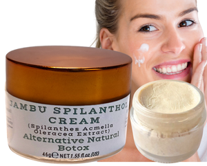 Nativilis Jambu HydraFacial 50 Natural Vegan Cream Face Neck Body - Cumaru Concentrated + Cupuacu Butter + Pracaxi Oil + White Clay Natural Botox Alternative Anti-Aging Skincare Moisturizing Copaiba