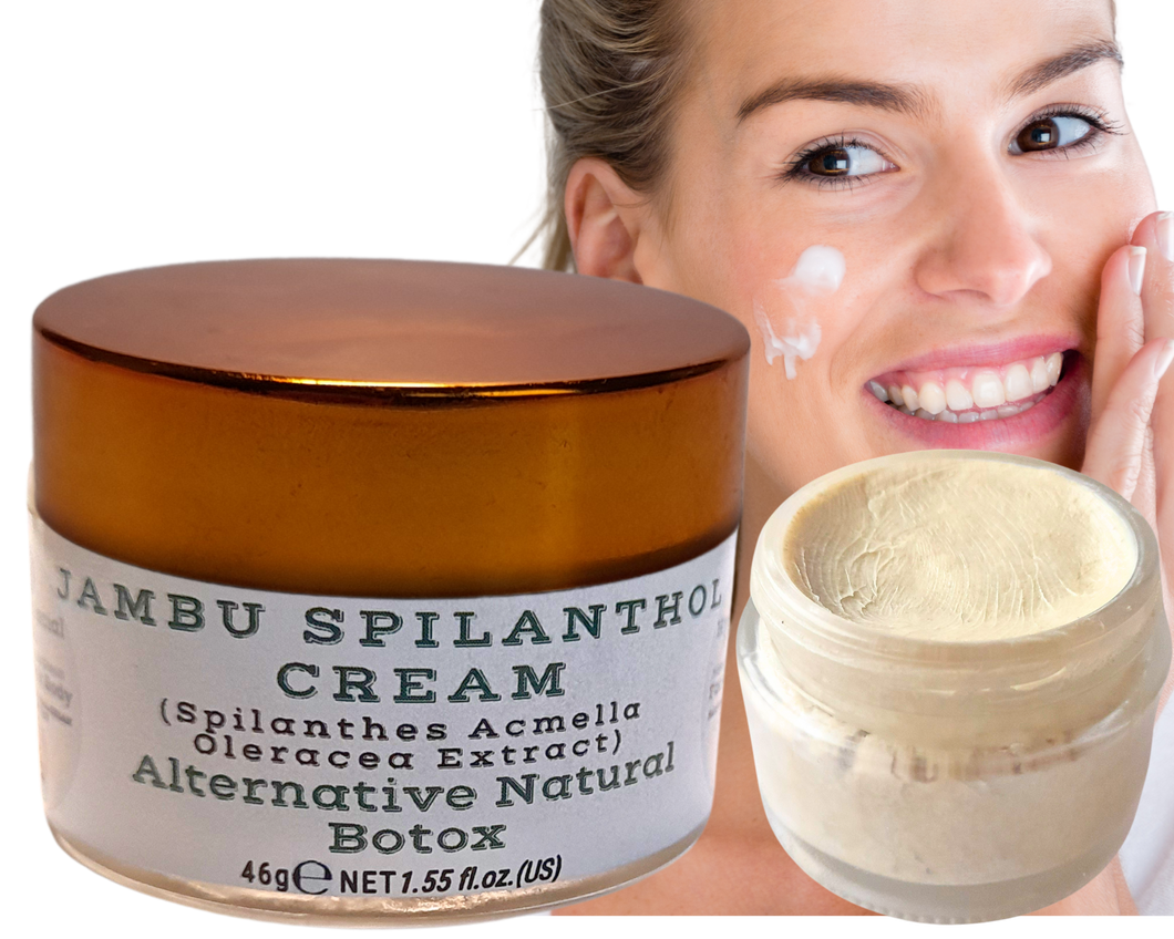 Nativilis Jambu HydraFacial 50 Natural Vegan Cream Face Neck Body - Cumaru Concentrated + Cupuacu Butter + Pracaxi Oil + White Clay Natural Botox Alternative Anti-Aging Skincare Moisturizing Copaiba