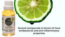 Load image into Gallery viewer, Nativilis Lemon Organic Essential Oil 30 ml (Citrus limon) - Absorbent antibacterial antifungal fight against acne facial cleanser - Copaiba Properties
