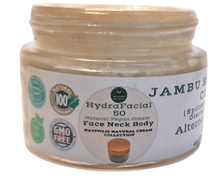 Load image into Gallery viewer, Nativilis Jambu HydraFacial 50 Natural Vegan Cream Face Neck Body - Cumaru Concentrated + Cupuacu Butter + Pracaxi Oil + White Clay Natural Botox Alternative Anti-Aging Skincare Moisturizing Copaiba
