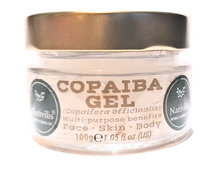 Load image into Gallery viewer, Nativilis Copaiba Gel (Copaifera officinalis) 100% Natural Multipurpose Gel Face Skin Body Moisturizing Anti-aging and Melasma Treating Inflammation Dermatitis and Fungal Infections Relieve Aching Sore Muscles Joint Back Pains Circulation Varicose Veins
