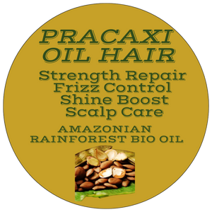 Pracaxi Oil – Pure Amazon Rainforest Hair Oil, Anti-Frizz Serum & Deep Hydration for Smooth, Shiny Hair & Scalp (30 ml)