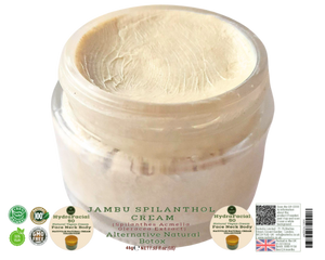 Nativilis Jambu HydraFacial 50 Natural Vegan Cream Face Neck Body - Cumaru Concentrated + Cupuacu Butter + Pracaxi Oil + White Clay Natural Botox Alternative Anti-Aging Skincare Moisturizing Copaiba