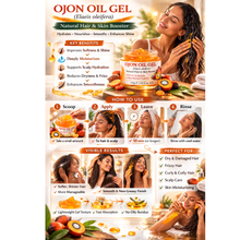 Load image into Gallery viewer, Nativilis Ojon Oil Gel - (Elaeis oleifera) NATURAL HAIR SKIN BOOSTER Rainforest Virgin Oil - revitalizes damaged follicles helps effective hair growth volumize and get tame frizz – Copaiba
