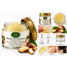 Load image into Gallery viewer, Nativilis Brazil Nut Oil Balm – 100% Pure Bertholletia Excelsa Seed Oil – Cold Pressed – 50 g
