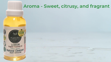 Load image into Gallery viewer, Nativilis Lemon Organic Essential Oil 30 ml (Citrus limon) - Absorbent antibacterial antifungal fight against acne facial cleanser - Copaiba Properties
