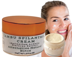 Nativilis Jambu HydraFacial 50 Natural Vegan Cream Face Neck Body - Cumaru Concentrated + Cupuacu Butter + Pracaxi Oil + White Clay Natural Botox Alternative Anti-Aging Skincare Moisturizing Copaiba