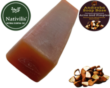 Load image into Gallery viewer, Nativilis Amazonian Soap Base 3KG - ANDIROBA 1KG - BACURI 1KG - BRAZIL NUT 1KG - Natural Vegan Emollient Face Skin Body Moisturises Cleanses No Chemicals Additives, Colours or Lauryl - Melt and Pour
