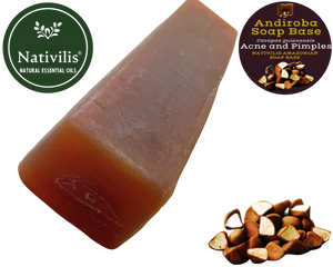 Nativilis Amazonian Soap Base 3KG - ANDIROBA 1KG - BACURI 1KG - BRAZIL NUT 1KG - Natural Vegan Emollient Face Skin Body Moisturises Cleanses No Chemicals Additives, Colours or Lauryl - Melt and Pour