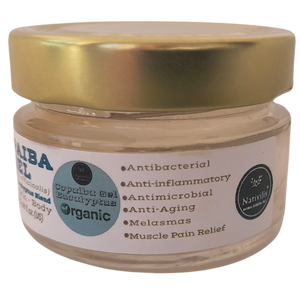 Nativilis Copaiba Gel Eucalyptus (Copaifera officinalis) 100% Natural Multipurpose Gel Face Skin Body Moisturizing Anti-aging and Melasma Treating Inflammation Dermatitis and Fungal Infections Relieve Congestion