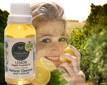 Load image into Gallery viewer, Nativilis Lemon Organic Essential Oil 30 ml (Citrus limon) - Absorbent antibacterial antifungal fight against acne facial cleanser - Copaiba Properties
