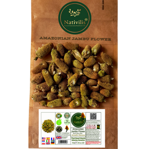 Nativilis Amazonian Jambu Flower 30g | Plant-Based Muscle Relaxing Sensation | Spilanthol-Rich | Dried Vegan Herb - (1.06 oz) US - Acmella Oleracea