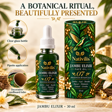 Load image into Gallery viewer, Nativilis Jambu Elixir Face Oil dropper application

