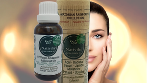 Nativilis 07 Virgin Amazonian Rainforest Oils 30 ml - ACAI - BACABA - BACURI – JAMBU - MULATEIRO - PATAUA – UCUUBA - enriched seven vegetable facial oils for skin care powerful anti-aging COPAIBA properties