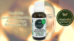 Nativilis Jambu Spilanthol Amazonian Bioactive Oil - Spilanthes Acmella Oleracea Extract - 100% Natural and Pure Botox Alternative - Relax facial muscles reduce wrinkles and fine lines improve skin firmness antioxidant properties Copaiba - 30 m