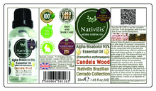 Load image into Gallery viewer, Products Nativilis Candeia Essential Oil Natural Alpha Bisabolol 95% (Eremanthus erythropappus) - Sesquiterpene – Vegan - Antibacterial Anti-inflammatory - Skin-Smoothing - Wound Healing Nociceptive Properties
