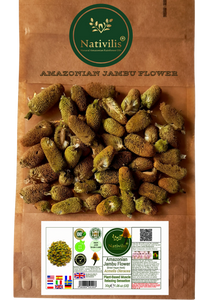 Nativilis Amazonian Jambu Flower 30g | Plant-Based Muscle Relaxing Sensation | Spilanthol-Rich | Dried Vegan Herb - (1.06 oz) US - Acmella Oleracea