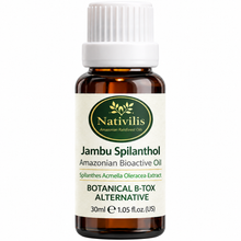 Load image into Gallery viewer, Nativilis Jambu Spilanthol Amazonian Bioactive Oil, 30 ml amber glass bottle
