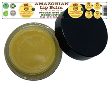 Load image into Gallery viewer, Nativilis AMAZONIAN LIP BALM DOUBLE ACTION FORMULA WITH PRACAXI SEED OIL (Pentaclethra macroloba) + BACURI BUTTER (Platonia insignis) Moisturises Dry Lips and Heals Chapped Lips - Toned Lips - Copaiba
