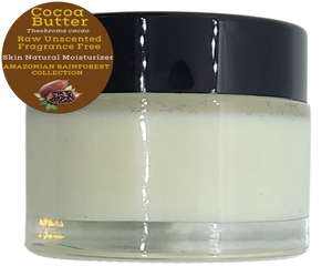 Nativilis Amazonian Cocoa Butter Raw Unscented Fragrance Free (Theobroma cacao) Skin Natural Moisturizer Replenishing skin's moisture protecting your skin improving elasticity – Copaiba properties