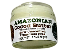 Load image into Gallery viewer, Nativilis Amazonian Cocoa Butter Raw Unscented Fragrance Free (Theobroma cacao) Skin Natural Moisturizer Replenishing skin&#39;s moisture protecting your skin improving elasticity – Copaiba properties
